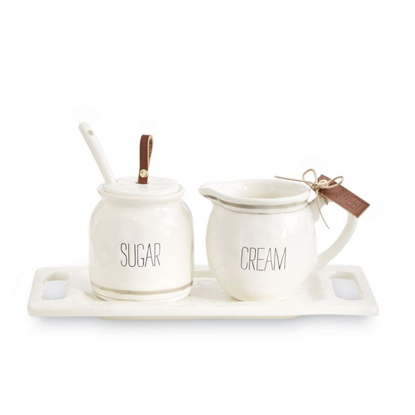 Bistro Cream and Sugar set